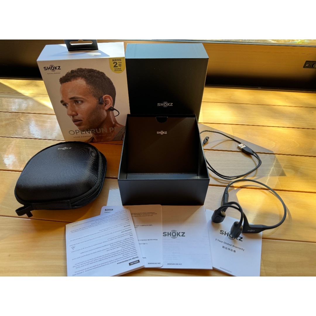 AFTERSHOKZ - SHOKZ OpenRun Pro Black 骨伝導イヤホン