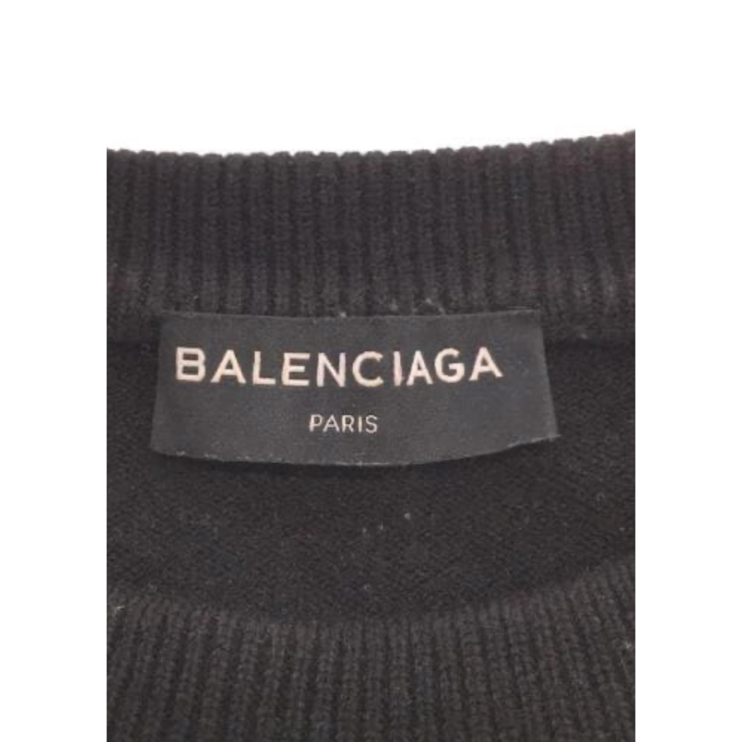 Balenciaga(バレンシアガ)のBALENCIAGA Paris バック カッティングクルーネック トレーナー メンズのトップス(ニット/セーター)の商品写真