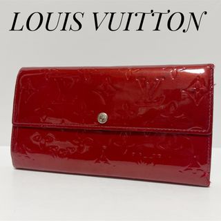 ルイヴィトン(LOUIS VUITTON)の華やか✨ LOUIS VUITTON ルイヴィトン✨長財布 レッド ヴェルニ(財布)