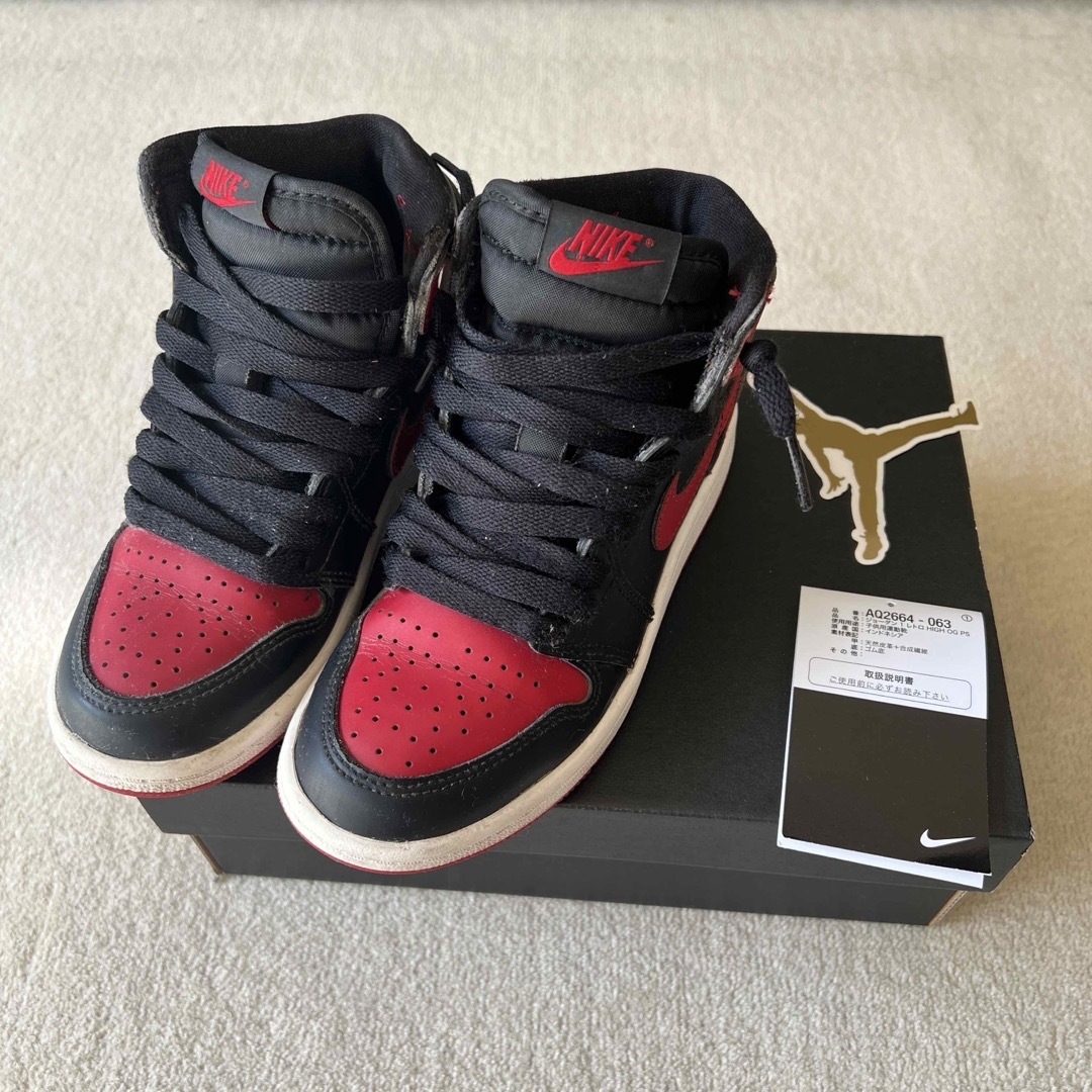 NIKE(ナイキ)のAIRJORDAN1 RETRO HIGH OG 19.5cm キッズ/ベビー/マタニティのキッズ靴/シューズ(15cm~)(スニーカー)の商品写真