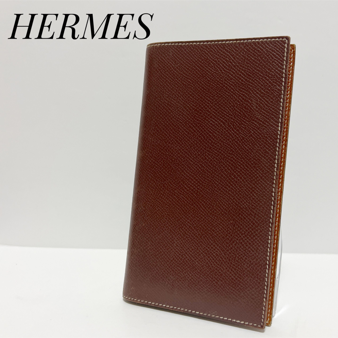 王道人気✨HERMES エルメス 手帳カバー カバー ブラウン アジャンダ | フリマアプリ ラクマ