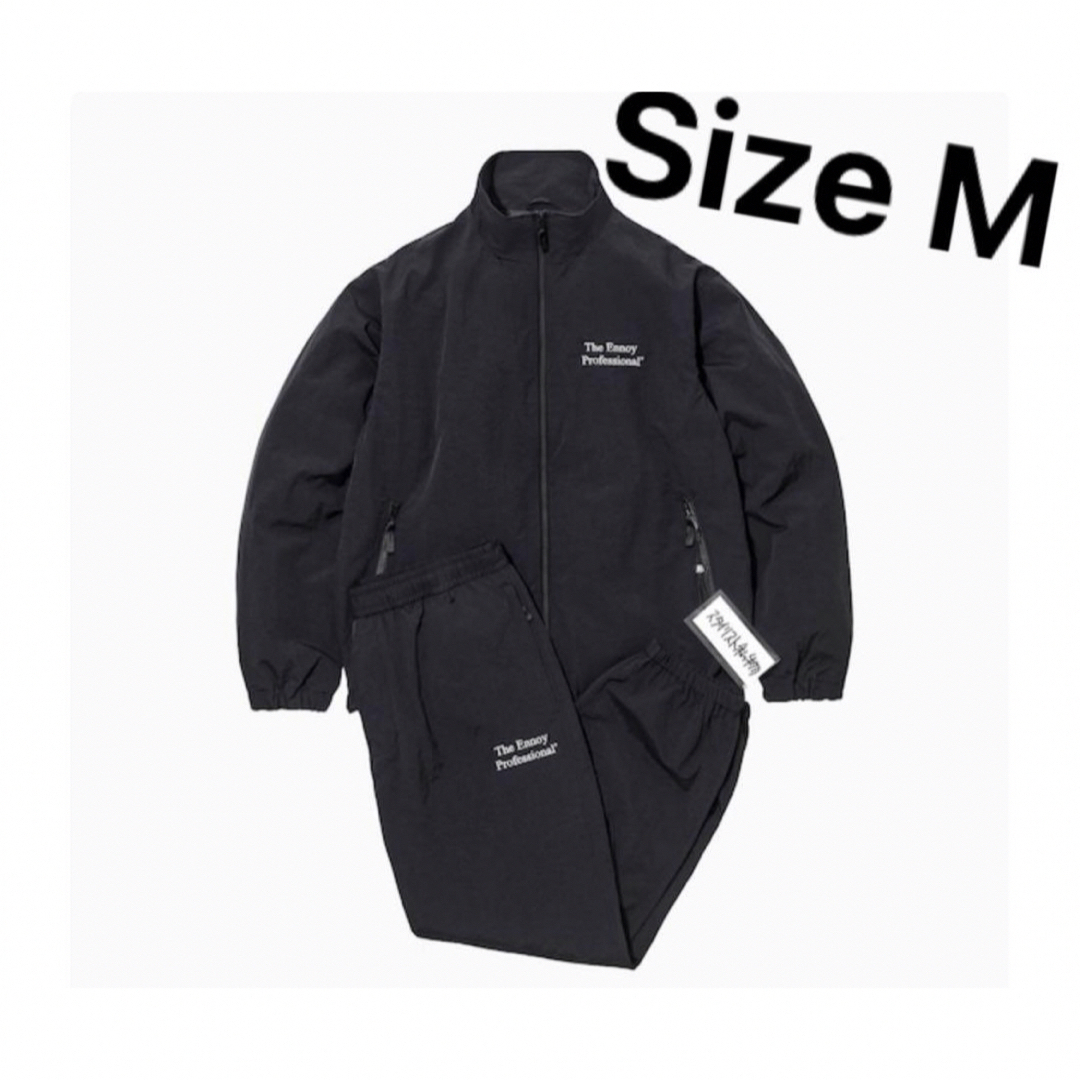 エンノイとスタイリスト私物 NYLON TRACK SUIT ブラック サイズL表地