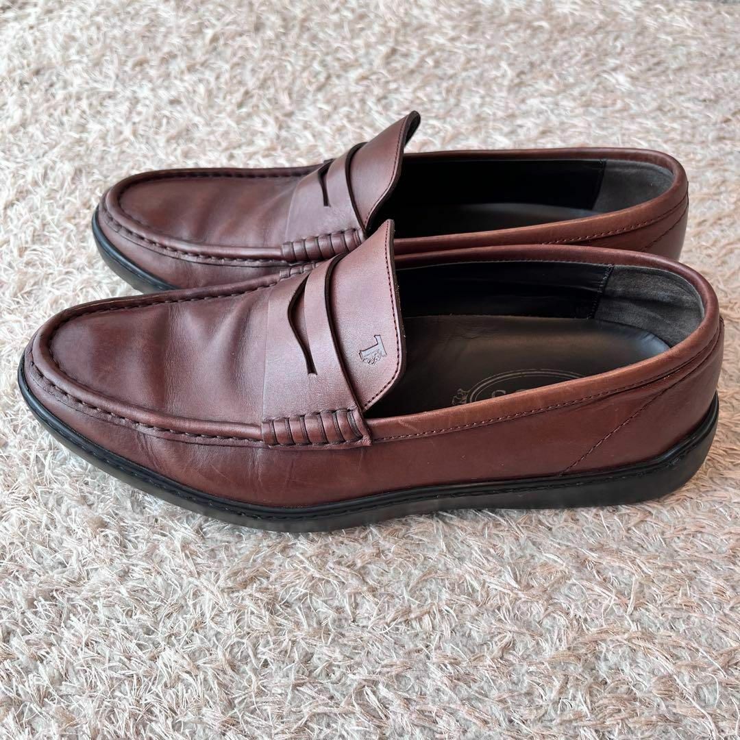 TOD'S - 【美品】TOD'S ローファー ブラウン レザー サイズ7.5 入手