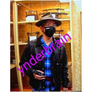 キムタク着　RATS COTTON RAYON CHECKSHIRT  Mサイズ