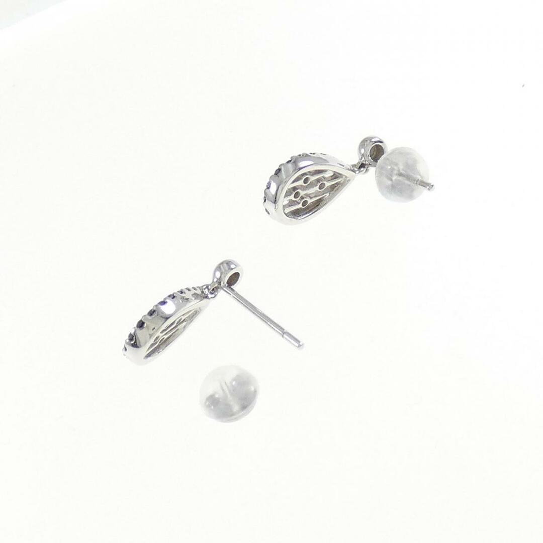 K18WG ダイヤモンド ピアス  0.36CT