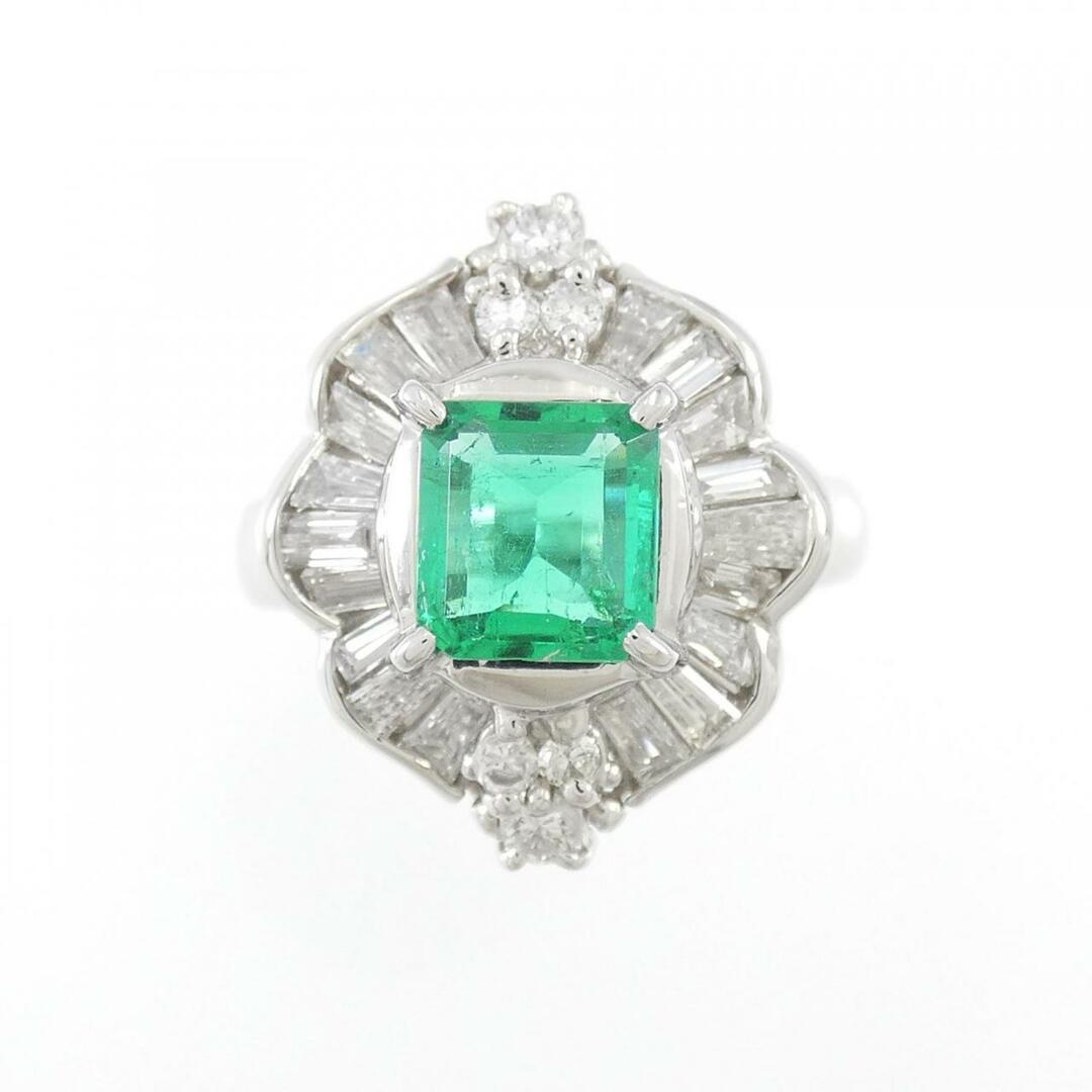 PT エメラルド リング 0.48CT