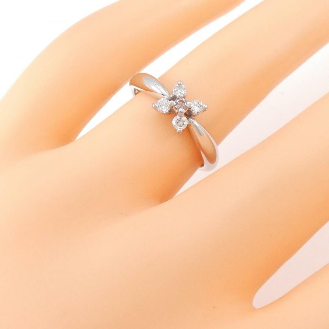 K18WG フラワー ダイヤモンド リング 0.20CTの通販 by KOMEHYO ONLINE