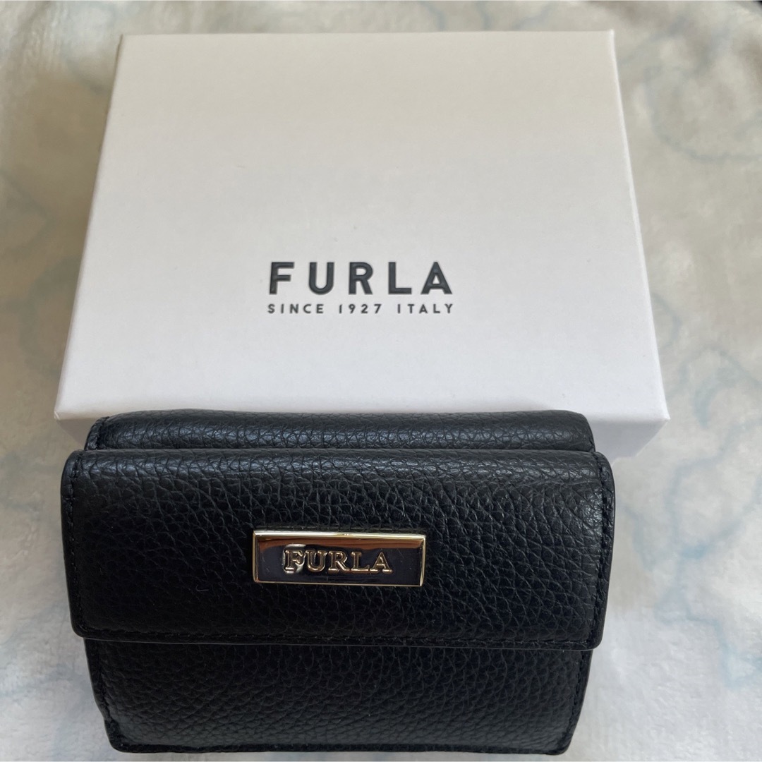 FURLA フルラ ミニ財布 ブラック 品-