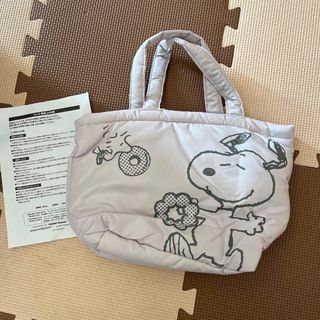 スヌーピー(SNOOPY)のミスド　スヌーピー　ソフトバッグ(キャラクターグッズ)