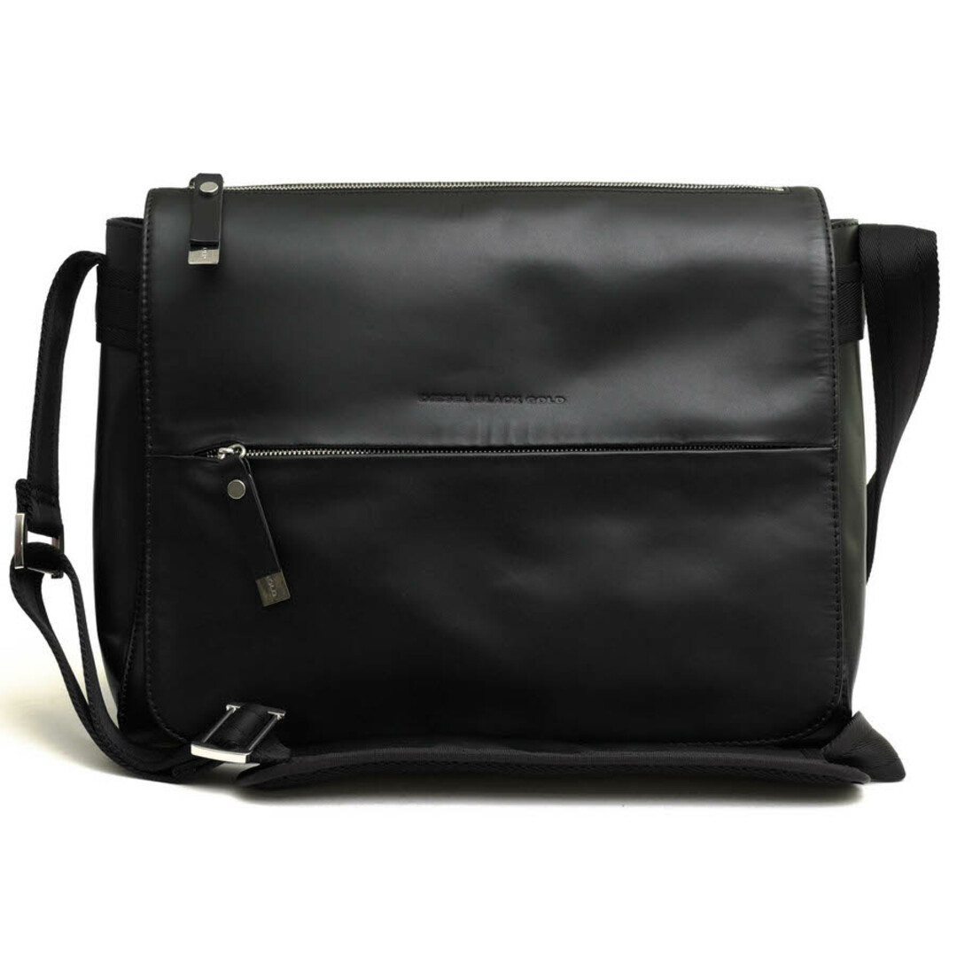 バッグディーゼル／DIESEL バッグ ショルダーバッグ 鞄 メンズ 男性 男性用レザー 革 本革 ブラック 黒  フラップ式