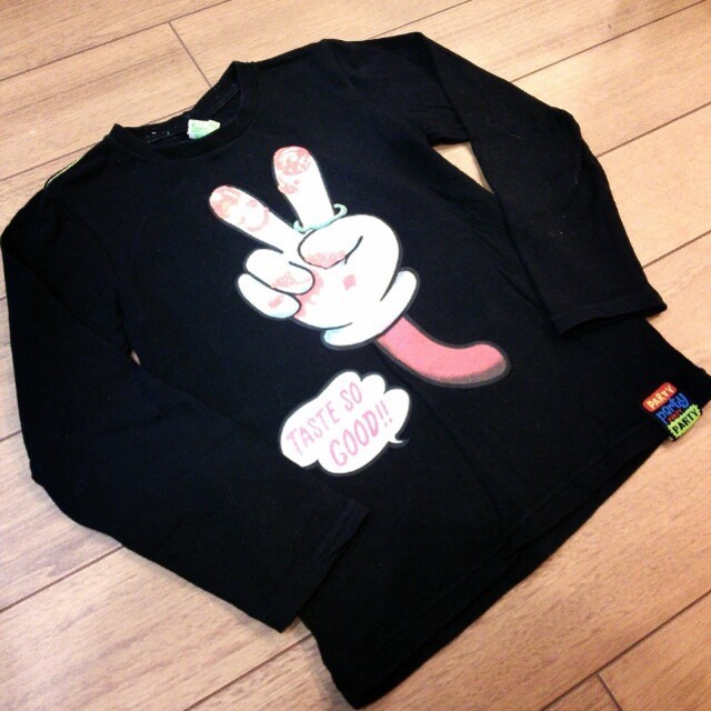 JUNK STORE(ジャンクストアー)のpeace☆ﾛﾝT120 キッズ/ベビー/マタニティのキッズ服男の子用(90cm~)(その他)の商品写真