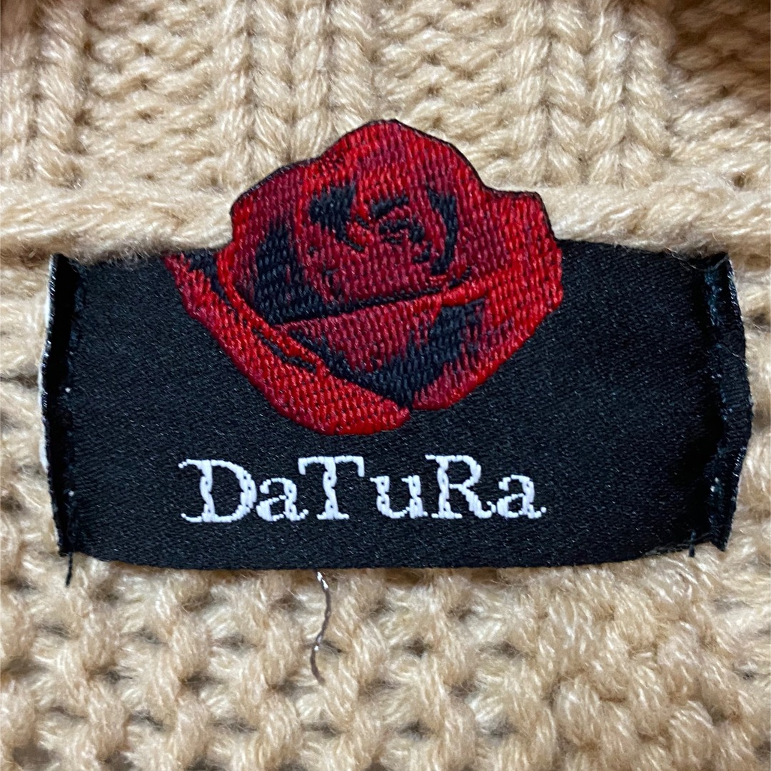 DaTuRa(ダチュラ)の美品★DaTuRaダチュラ ドルマン'ニット'カーディガン　ベージュ レディースのトップス(カーディガン)の商品写真