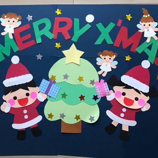 壁面飾り　クリスマス(型紙/パターン)