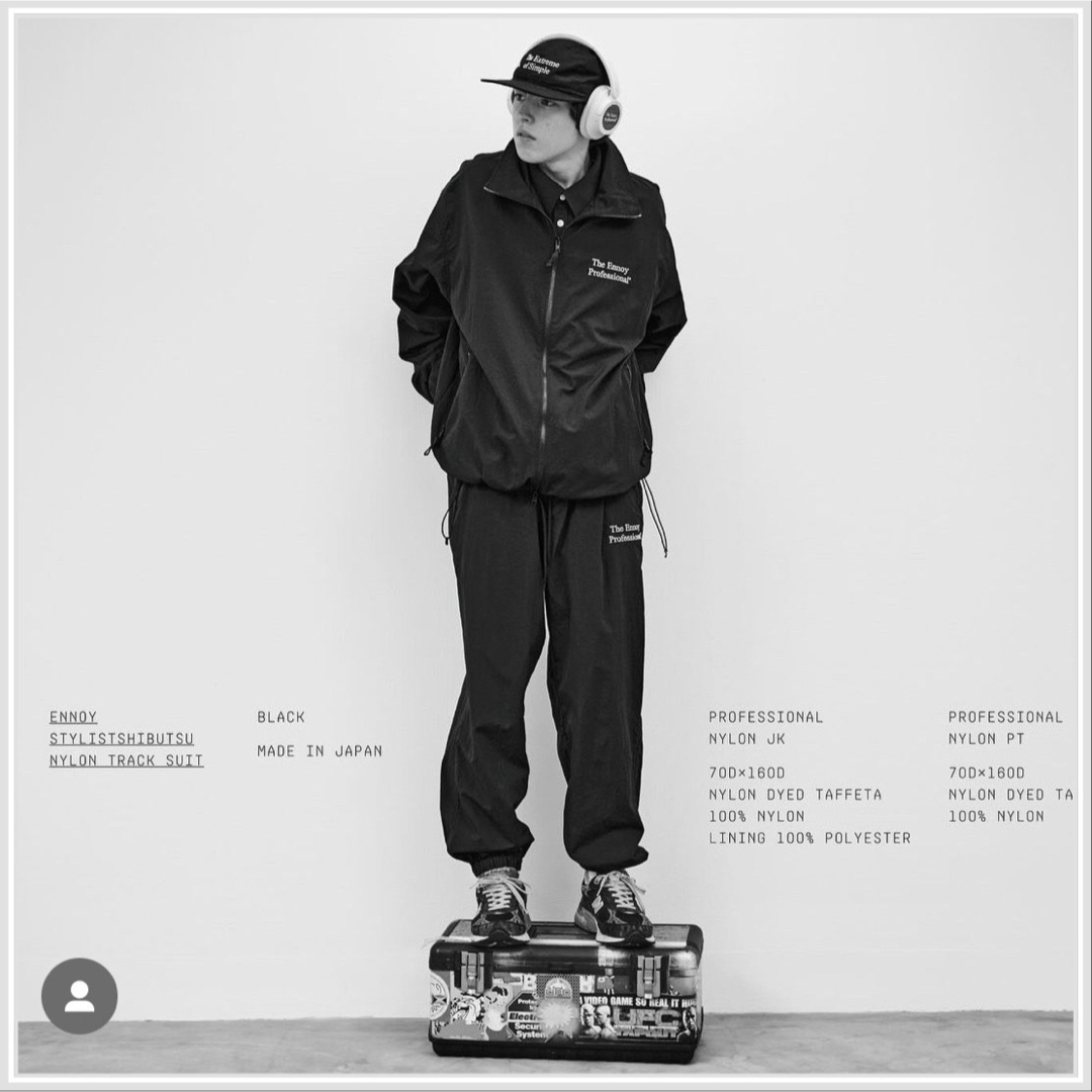 高い素材 【SET UP】ennoyとスタイリスト私物 SUIT TRACK NYLON 高い素材 【SET UP】ennoyとスタイリスト私物 SUIT TRACK NYLON