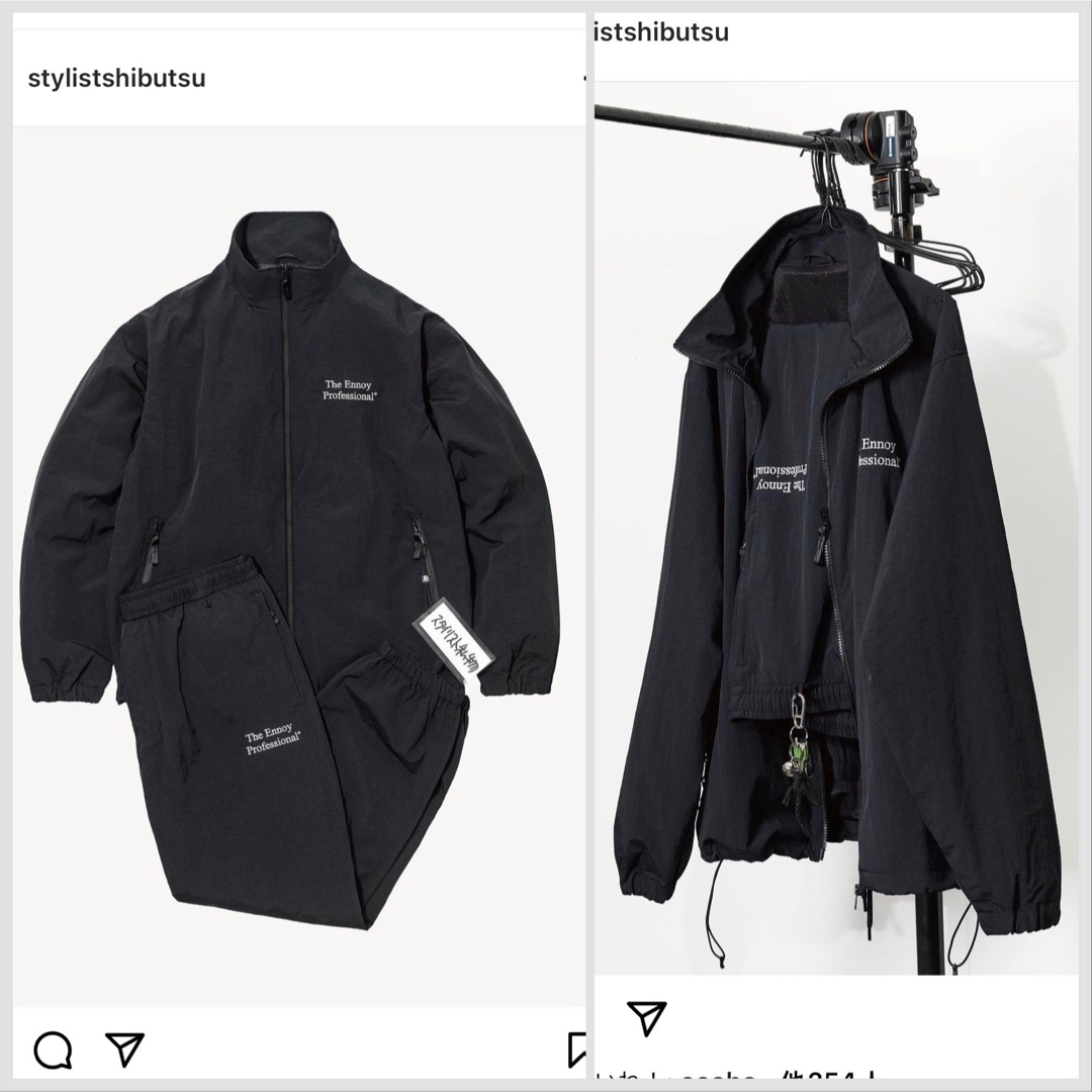 エンノイとスタイリスト私物 NYLON TRACK SUIT L