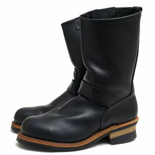 レッドウィング(REDWING)のレッドウィング／RED WING エンジニアブーツ シューズ 靴 メンズ 男性 男性用レザー 革 本革 ブラック 黒  2268 11inch ENGINEER STEEL TOE スチールトゥ 定番 グッドイヤーウェルト製法(ブーツ)