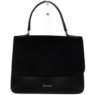 レペット(repetto)のレペット／Repetto バッグ ハンドバッグ 鞄 トートバッグ レディース 女性 女性用レザー 革 本革 ブラック 黒  Chorus Petit Cartable Main フラップ式 フォーマルバッグ 冠婚葬祭(ハンドバッグ)