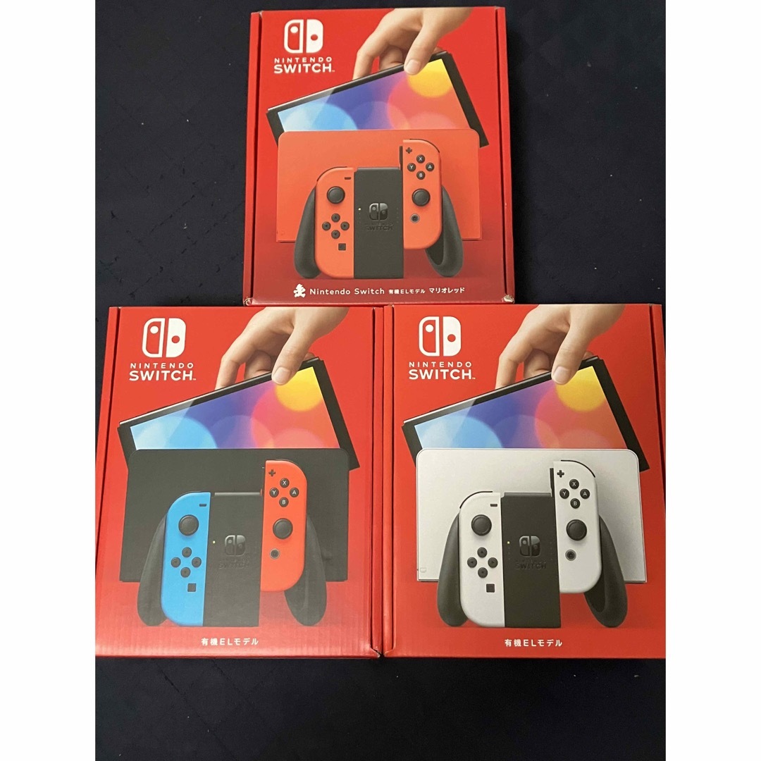 【新品未開封】Nintendo Switch（有機ELモデル）本体×3個任天堂スイッチ