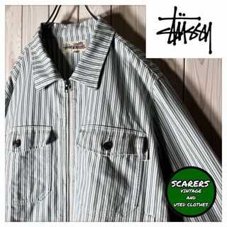 STUSSY - 即完売品!!! stussy デニム ジャケット スウェット パーカー