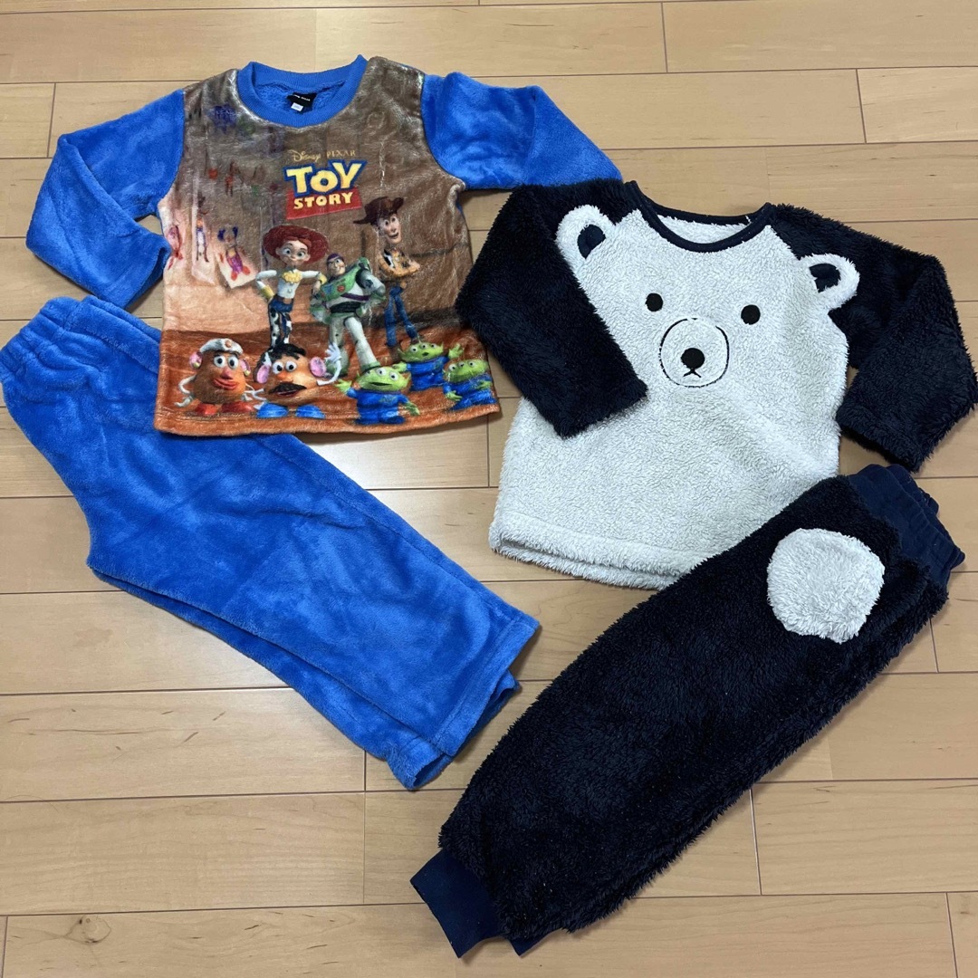 Disney(ディズニー)のモコモコパジャマ　2セット キッズ/ベビー/マタニティのキッズ服男の子用(90cm~)(パジャマ)の商品写真