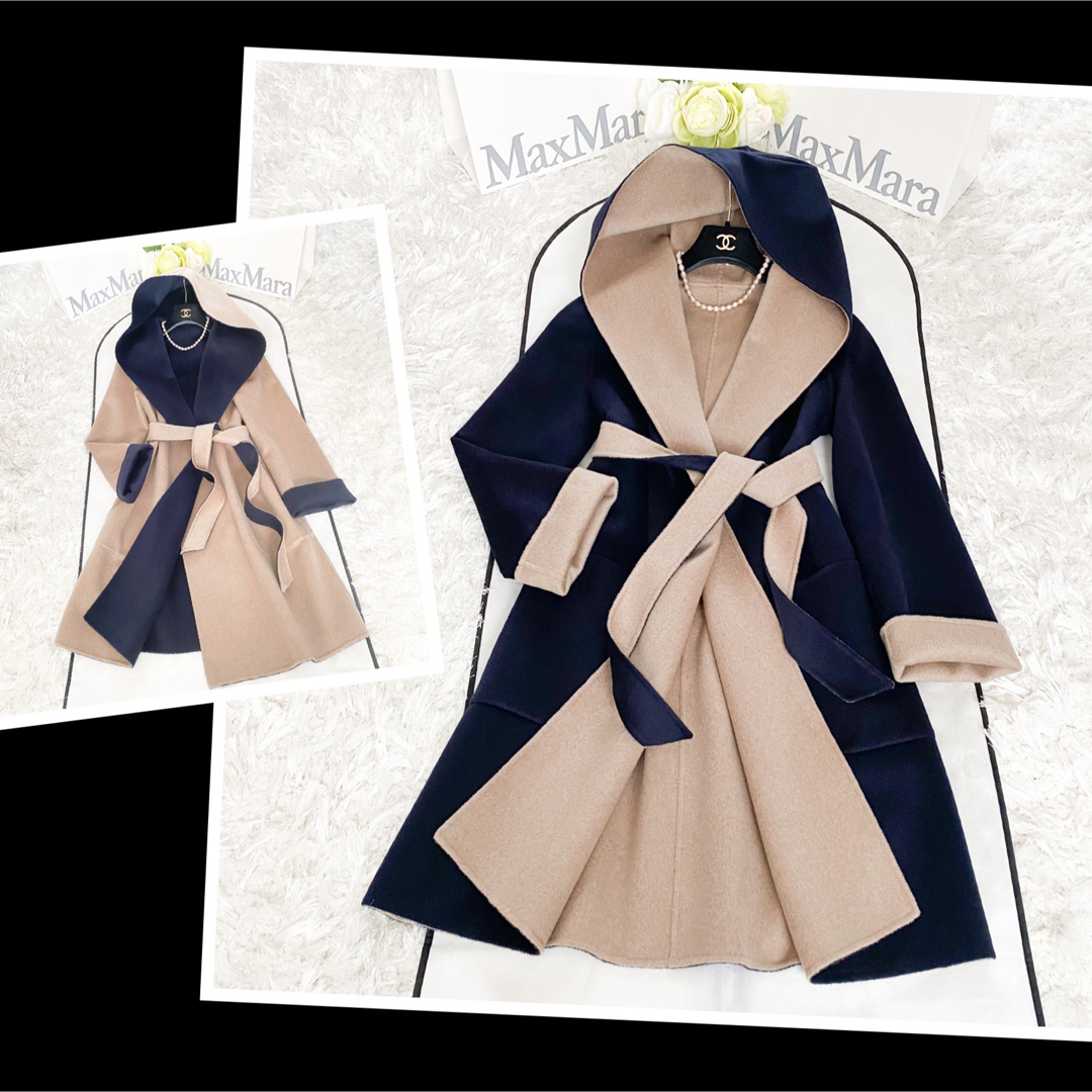Max Mara - 新品同様☆マックスマーラ MaxMara リバーシブルコートの