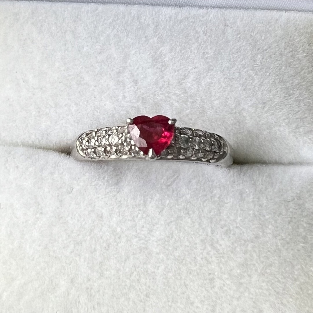 JEWELRY TSUTSUMI - ダイヤモンドリング プラチナリング 非加熱ルビー