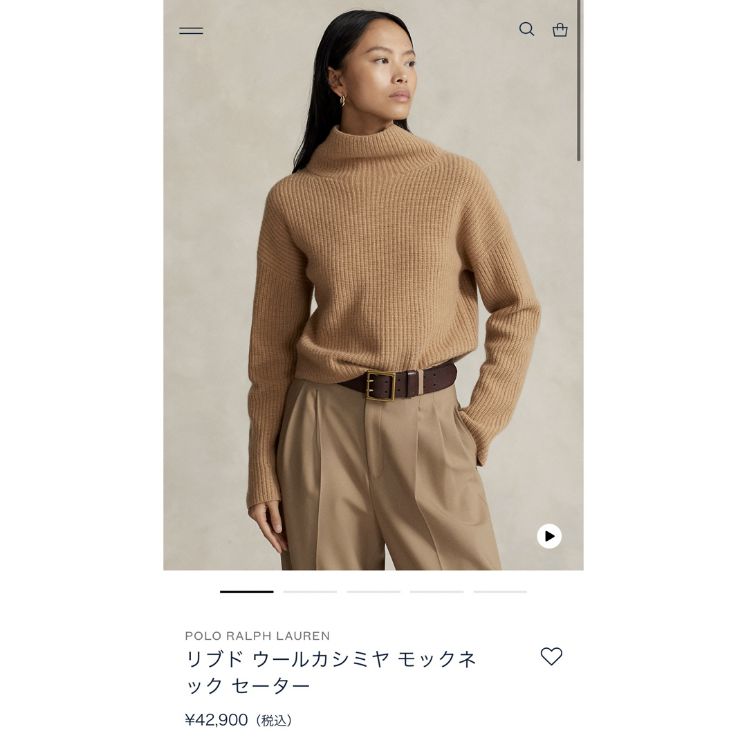 POLO RALPH LAUREN(ポロラルフローレン)のポロラルフローレン　ニット レディースのトップス(ニット/セーター)の商品写真