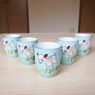 アンティーク 九谷焼 本家 山岸商店 謹製 金蒔絵 蓋つき茶碗 2客の通販