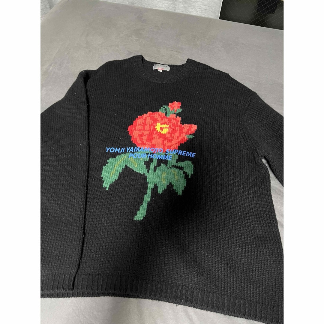Supreme(シュプリーム)のSupreme × Yohji Yamamoto Sweater ニット黒 L メンズのトップス(ニット/セーター)の商品写真