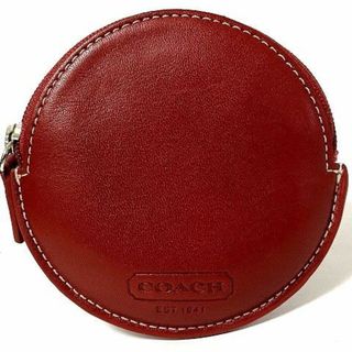 コーチ(COACH)の超美品　COACH　コーチ　コインケース　財布　小銭入れ　赤　レザー(コインケース)