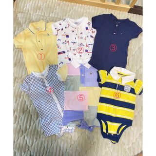 ポロラルフローレン(POLO RALPH LAUREN)のラルフローレン プチバトー Carter's トミー　ロンパース(ロンパース)