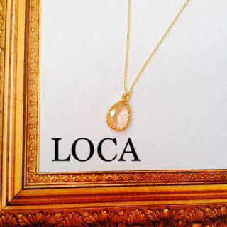 LOCA★ローズクォーツネックレス☻＊♡(ネックレス)