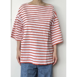 コモリ(COMOLI)の【値下げ中】outilバスクシャツ(Tシャツ(長袖/七分))