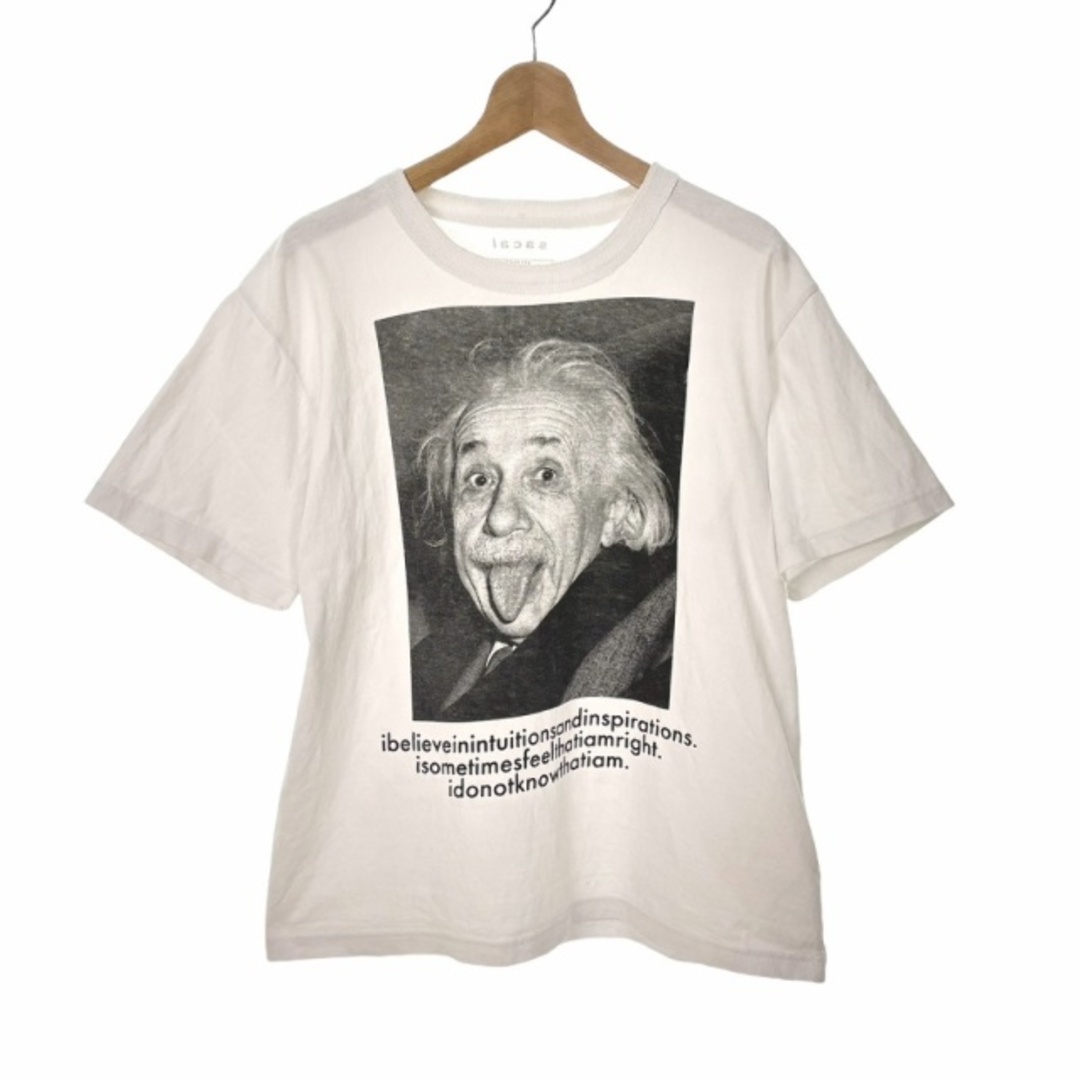 sacai 20AW Einstein Print Tee 20-0117S55cm着丈