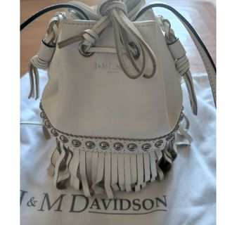 ドゥロワー別注 J&M Davidson カーニバル バッグ 白