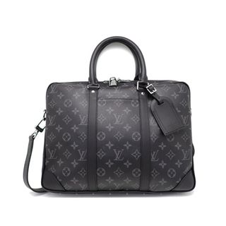 ルイヴィトン(LOUIS VUITTON)のルイ･ヴィトン M46457 モノグラム・エクリプス ポルトドキュマン・ヴォワヤージュ ビジネスバッグ【新宿店】【中古】【新着】(ビジネスバッグ)