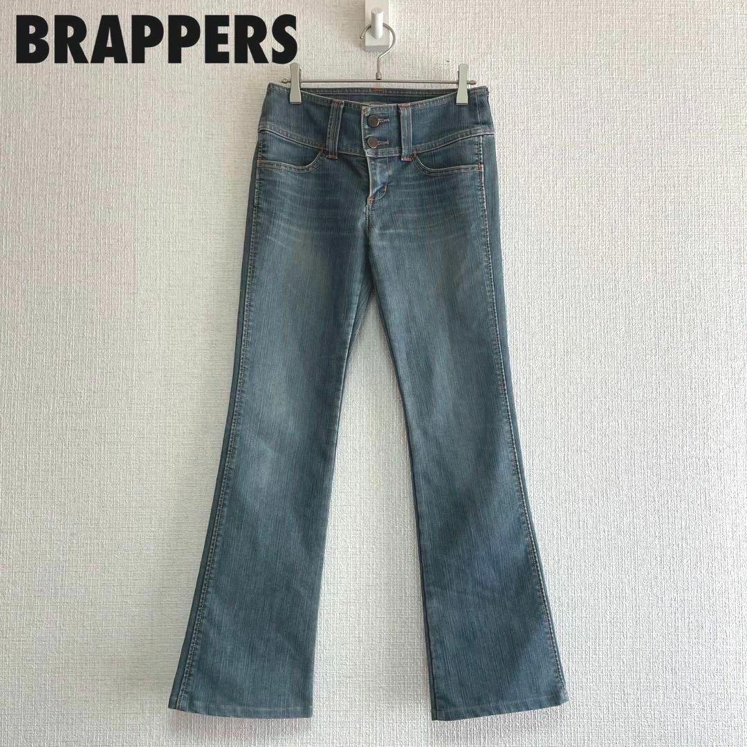 BRAPPERS(ブラッパーズ)のcu74/BRAPPERS/ブラッパーズ/フレアデニムパンツ/インディゴ/61 レディースのパンツ(デニム/ジーンズ)の商品写真