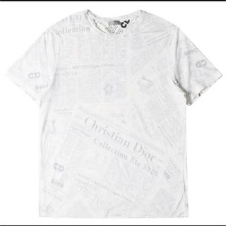 ディオール(Dior)のDior ディオール  ダニエル アーシャム ニュースペーパー ロゴTシャツ(Tシャツ/カットソー(半袖/袖なし))