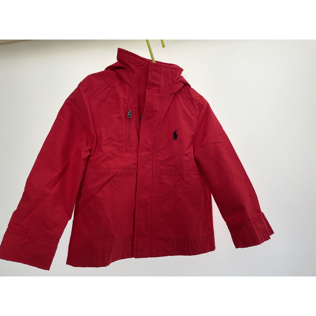 ポロ　ラルフローレン　ジャケット　赤　サイズ3/3T 美品