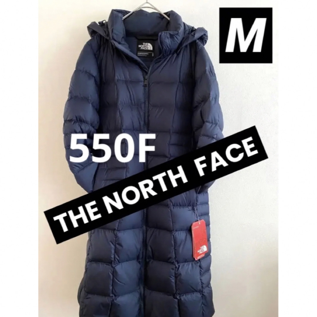 THE NORTH FACE(ザノースフェイス)の550F ノースフェイス　ロングダウン　コート　ジャケット　ダークネイビー レディースのジャケット/アウター(ダウンコート)の商品写真