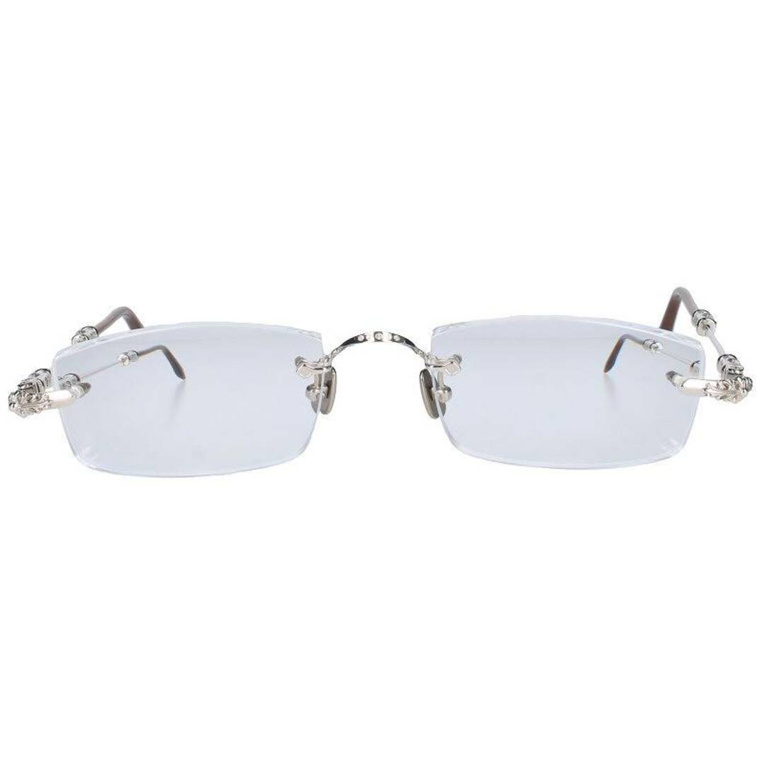 ファッション小物クロムハーツ  PILLS II フローラルテンプルリムレスサングラス/眼鏡 メンズ 49□22-144