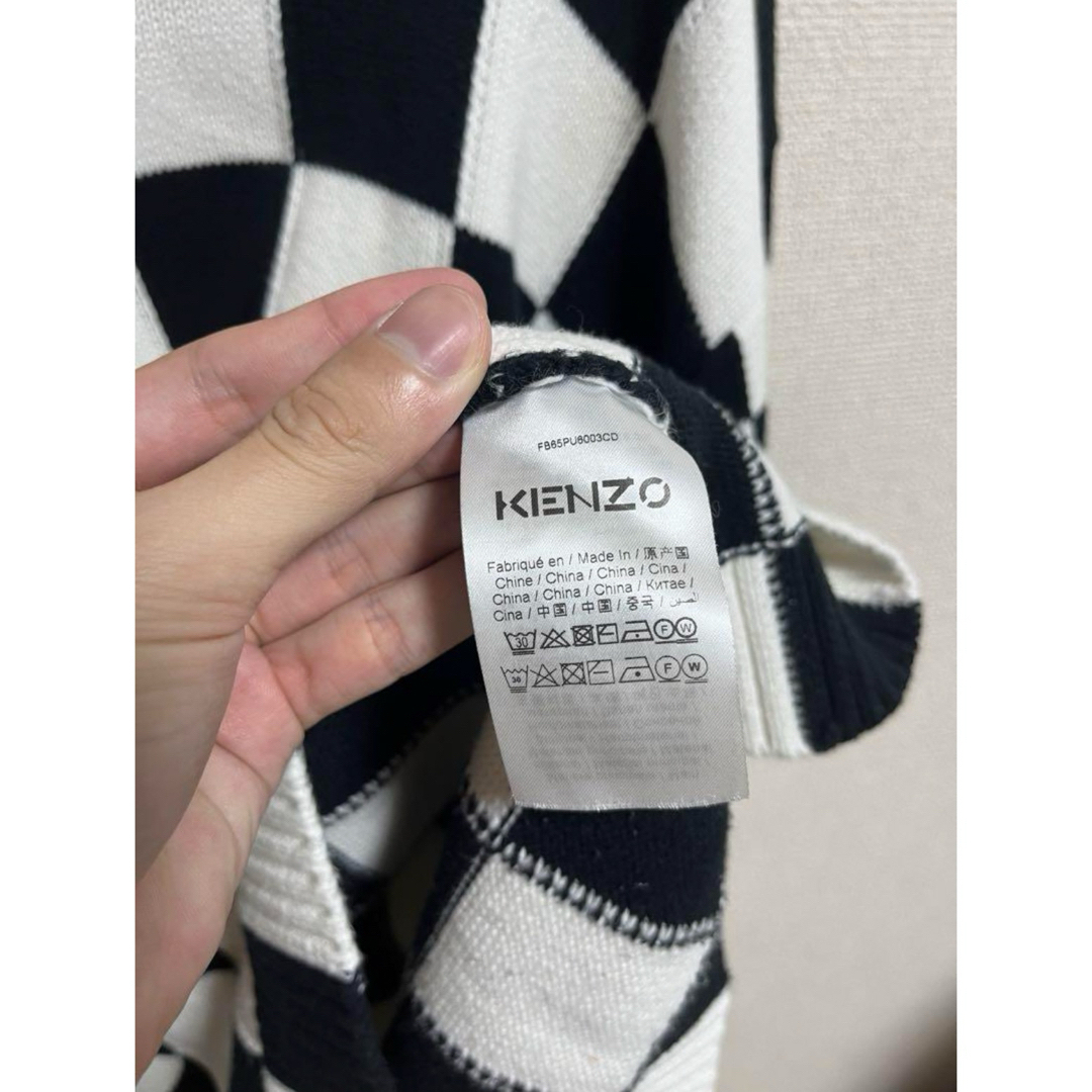 KENZO ケンゾー　21ss ブロックチェックニット　セーター