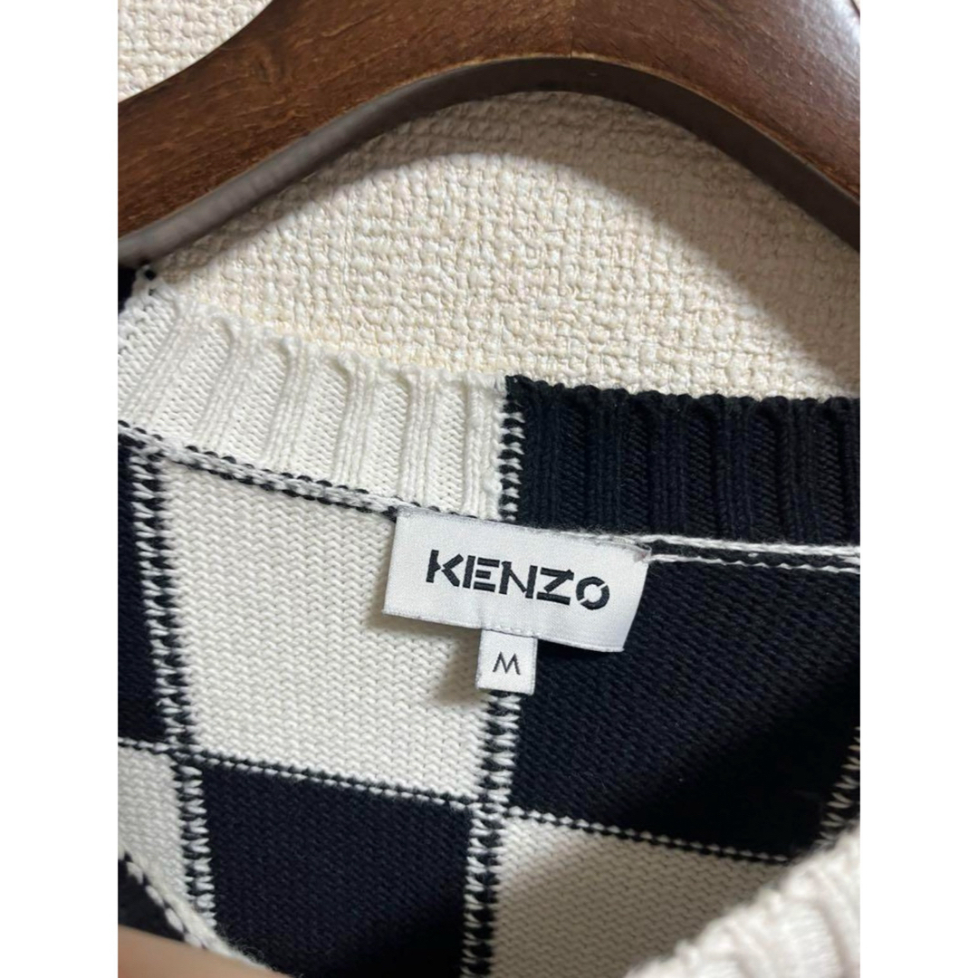 KENZO ケンゾー　21ss ブロックチェックニット　セーター