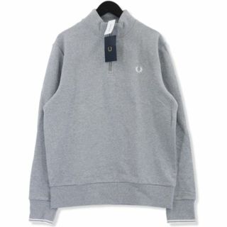 新品 FRED PERRY フレッドペリー メンズ スウェット エクリュMサイズ