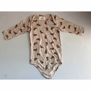 キャラメルベビー&チャイルド(Caramel baby&child )のMONSIEUR MINI onesie croissant 12-18m(ロンパース)