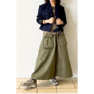 未使用 フランス空軍 アップサイクル ミリタリージャケット レディース