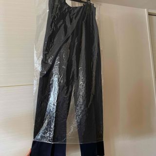 SEA - シーニュ cygne ハイウェストタックワイドパンツ Lara ネイビー