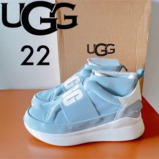 アグ(UGG)のUGG Neutra Sneaker ニュートラ スニーカー厚底　水色(スニーカー)