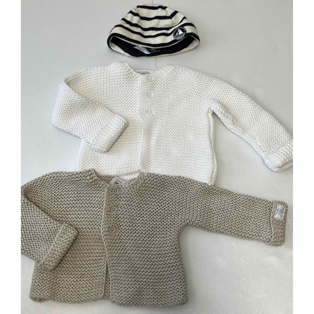 PETIT BATEAU(プチバトー)の10/31で出品終了！13点全てPETIT BATEAU 6m/67cm 長袖 キッズ/ベビー/マタニティのベビー服(~85cm)(ロンパース)の商品写真