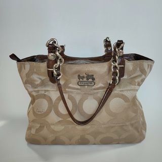 コーチ(COACH)の美品 コーチ COACH トートバッグ  トライベッカオプアート  14133(トートバッグ)